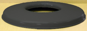 Black Flat Metal Lid