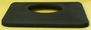 Black Square Plastic Lid