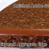 polished adobe exposed aggregate finish
